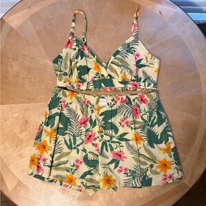 Women’s Only by Old Navy two Piece with Tropical Floral Design